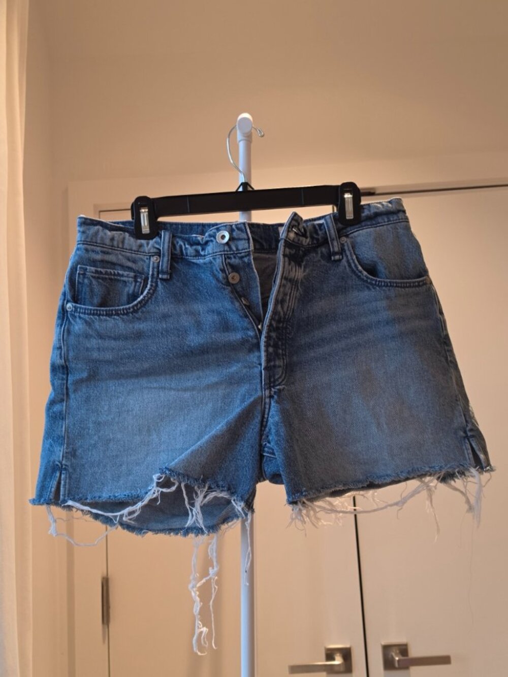 Rag&Bone Vintage Cut-Off High-Rise Denim Shorts